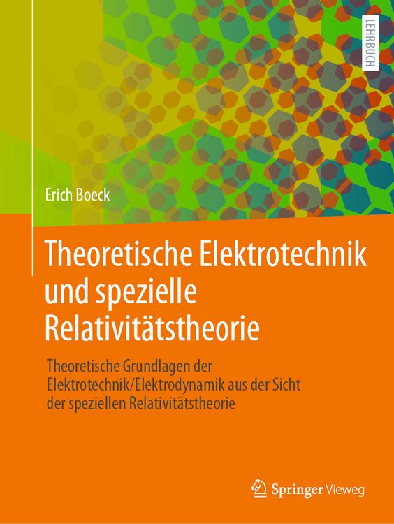 Produktbild: Theoretische Elektrotechnik und spezielle Relativit&auml;tstheorie