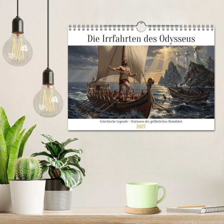 Produktbild: Die Irrfahrten des Odysseus (Wandkalender 2027 DIN A4 quer), CALVENDO Monatskalender