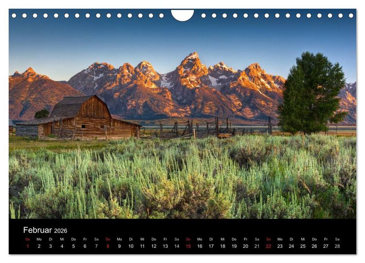 Produktbild: Best of the wild West 2026 (Wandkalender 2026 DIN A4 quer), CALVENDO Monatskalender