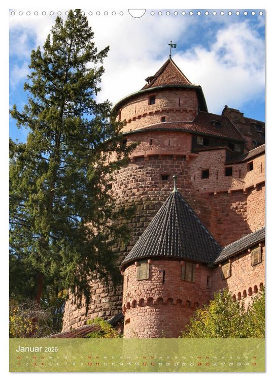 Produktbild: Reise durchs Elsass (Wandkalender 2026 DIN A3 hoch), CALVENDO Monatskalender