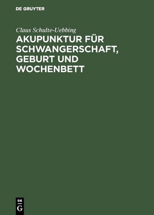 Produktbild: Akupunktur f&uuml;r Schwangerschaft, Geburt und Wochenbett