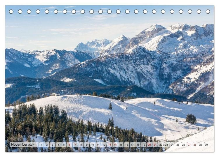 Produktbild: Dachstein und Schladminger Tauern (Tischkalender 2027 DIN A5 quer), CALVENDO Monatskalender