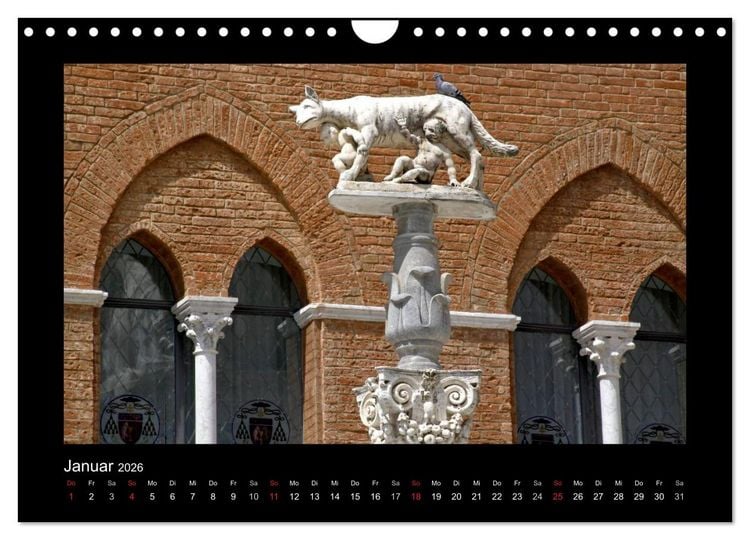 Produktbild: Siena, Perle der Toskana (Wandkalender 2026 DIN A4 quer), CALVENDO Monatskalender