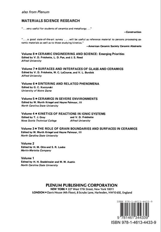 Produktbild: Deformation of Ceramic Materials