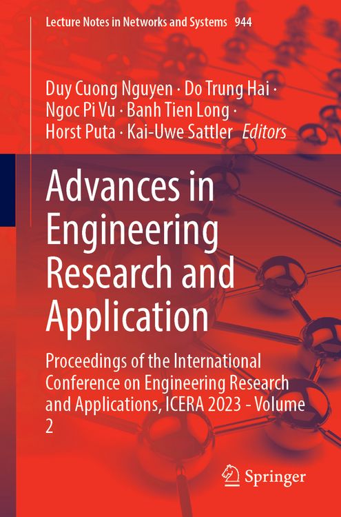 Produktbild: Advances in Engineering Research and Application