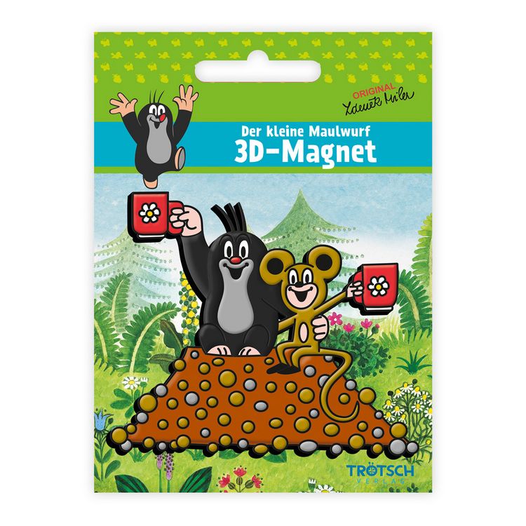 Produktbild: TR&Ouml;TSCH - Der kleine Maulwurf 3D-Magnet Teestunde Magnet