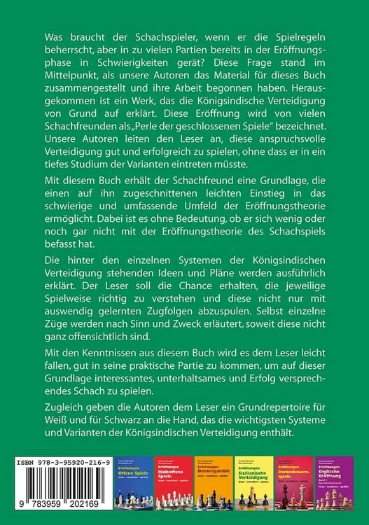 Produktbild: Er&ouml;ffnungen - K&ouml;nigsindische Verteidigung