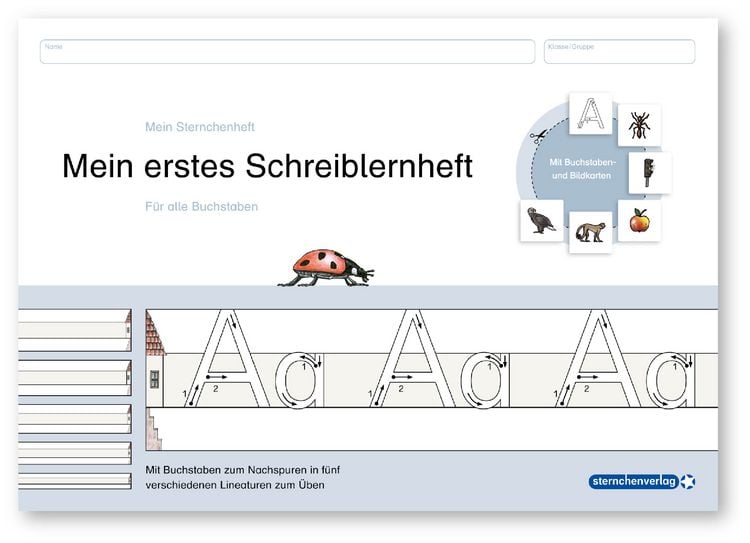 Produktbild: Mein erstes Schreiblernheft. Für alle Buchstaben auf speziellem Schreiblernpapier