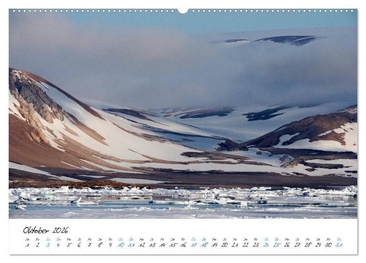Produktbild: 78&deg; Nord - Arktische Momente in Svalbard (hochwertiger Premium Wandkalender 2026 DIN A2 quer), Kunstdruck in Hochglanz