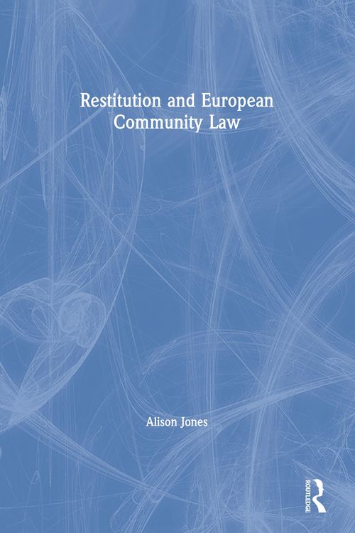 Produktbild: Restitution and European Community Law