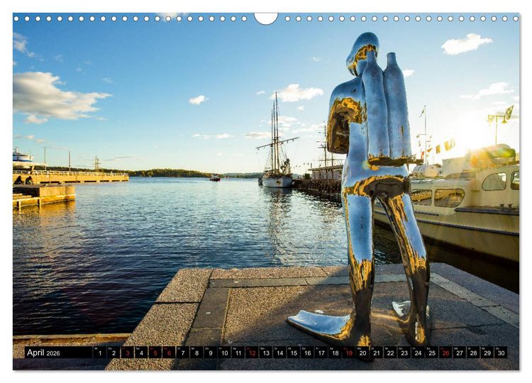 Produktbild: Oslo Impressionen (Wandkalender 2026 DIN A3 quer), CALVENDO Monatskalender