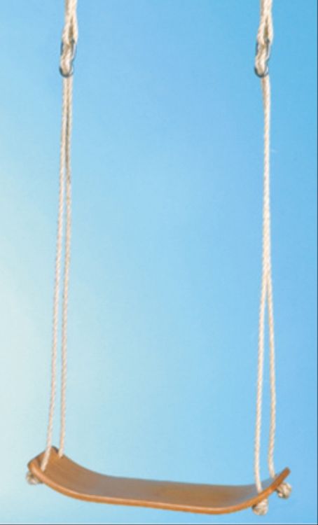 Produktbild: Brettschaukel Holz gebogen 50x15cm TÜV