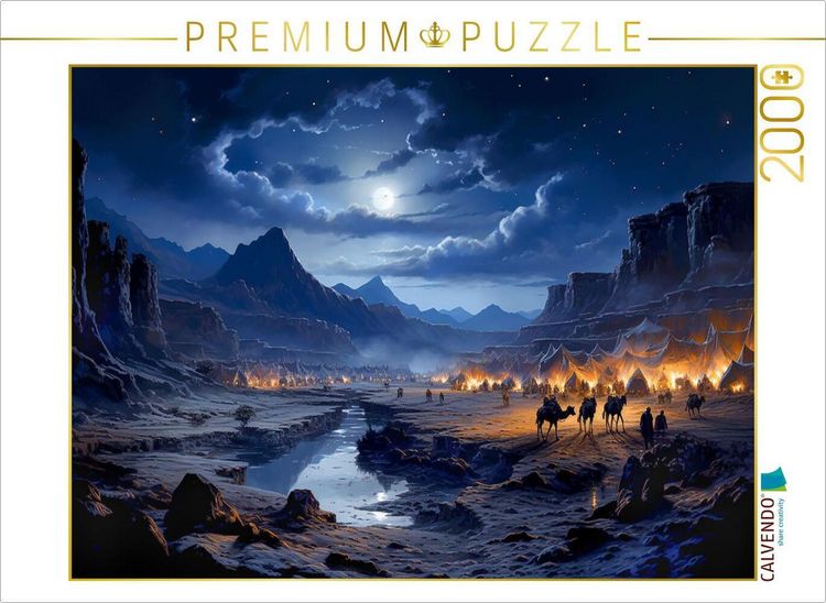 Produktbild: CALVENDO Puzzle Stille Nacht | 2000 Teile Lege-Gr&ouml;&szlig;e 90x67cm Foto-Puzzle f&uuml;r gl&uuml;ckliche Stunden
