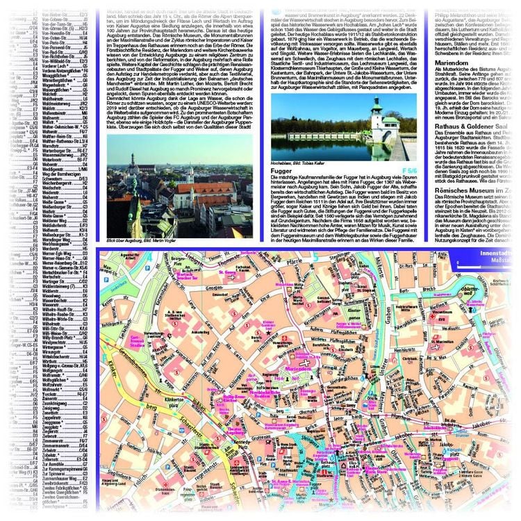 Produktbild: Publicpress Stadtplan Augsburg 1:14.000