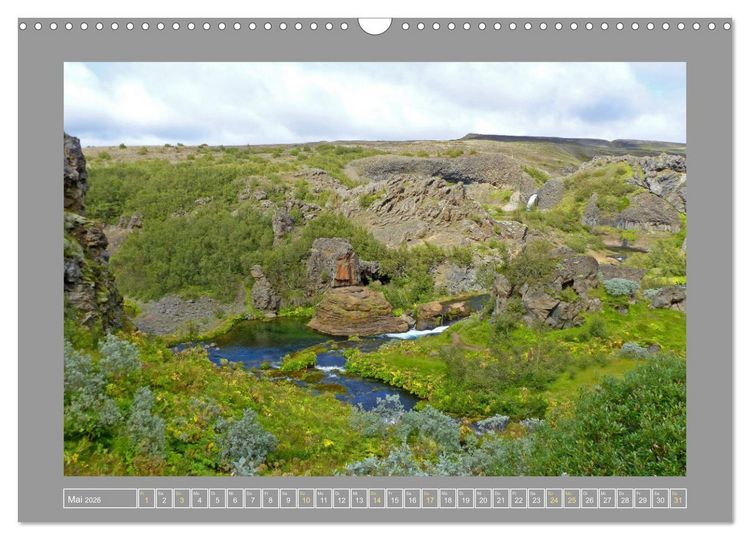 Produktbild: Island Insel der Vielfalt (Wandkalender 2026 DIN A3 quer), CALVENDO Monatskalender