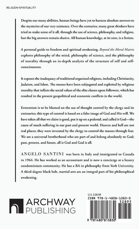 Produktbild: Beyond the Moral Matrix