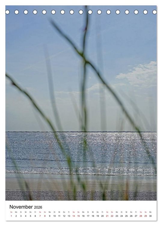 Produktbild: Norderney - Inselliebe (Tischkalender 2026 DIN A5 hoch), CALVENDO Monatskalender