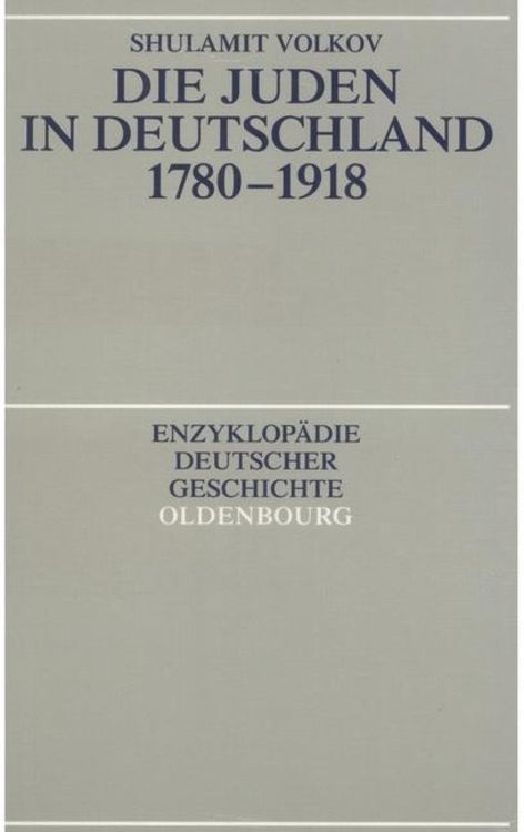 Produktbild: Die Juden in Deutschland 1780-1918