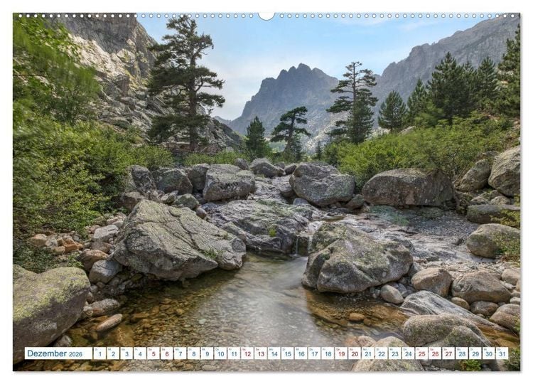 Produktbild: Korsika, das wilde Inselparadies im Mittelmeer (hochwertiger Premium Wandkalender 2026 DIN A2 quer), Kunstdruck in Hochglanz