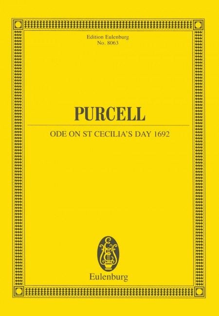 Produktbild: Ode on St. Cecilia's Day 1692 Z 328