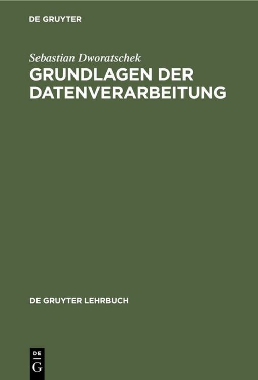 Produktbild: Grundlagen der Datenverarbeitung