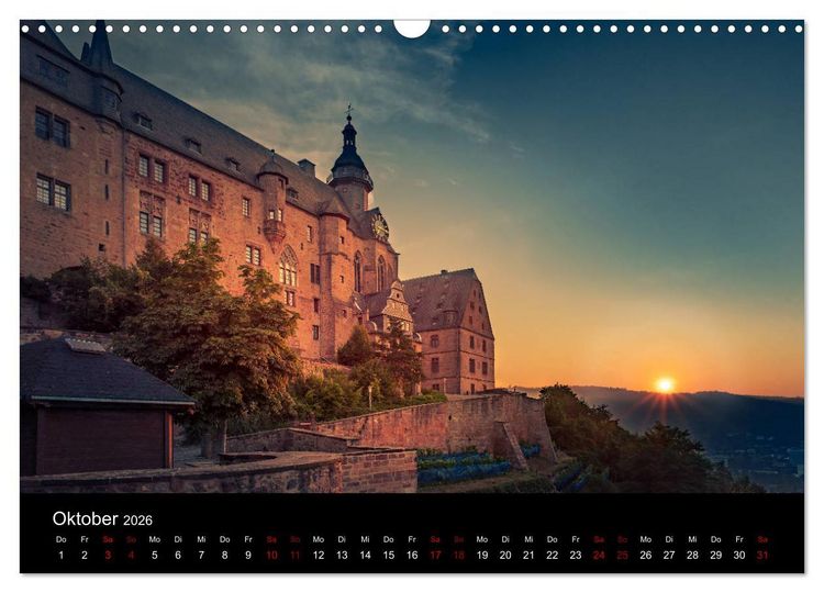 Produktbild: M&auml;rchenhaftes Marburg (Wandkalender 2026 DIN A3 quer), CALVENDO Monatskalender