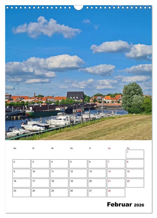 Produktbild: Boizenburg am Elberadweg (Wandkalender 2026 DIN A3 hoch), CALVENDO Monatskalender