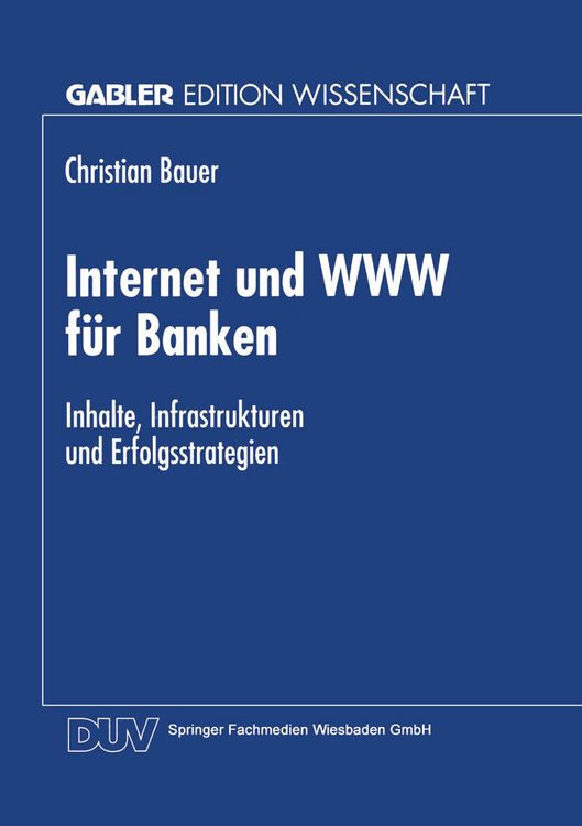 Produktbild: Internet und WWW f&uuml;r Banken