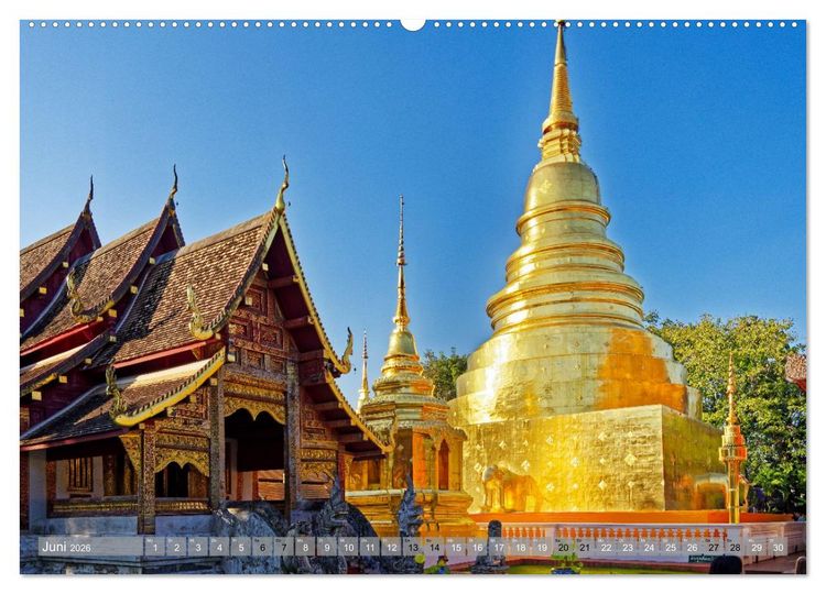 Produktbild: Thailand - Von Bangkok in den Norden (Wandkalender 2026 DIN A2 quer), CALVENDO Monatskalender