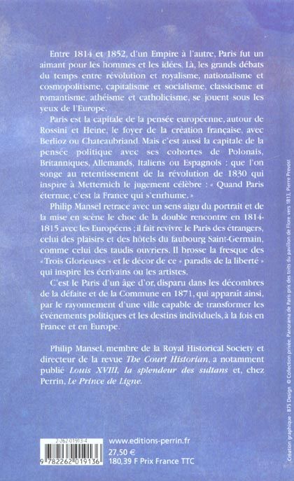 Produktbild: Paris, capitale de l'Europe (1814-1852)