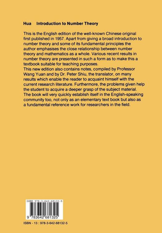 Produktbild: Introduction to Number Theory