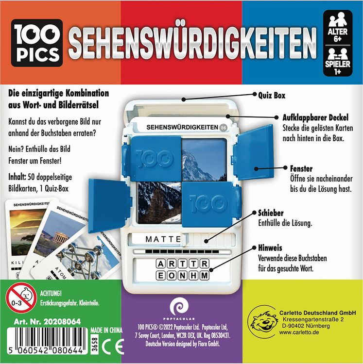 Produktbild: 100 PICS Sehensw&uuml;rdigkeiten