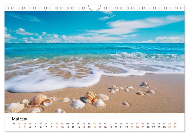 Produktbild: Mein Strand - ein Traum (Wandkalender 2026 DIN A4 quer), CALVENDO Monatskalender