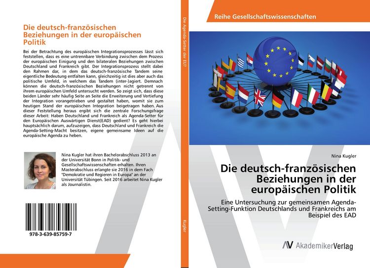 Produktbild: Die deutsch-franz&ouml;sischen Beziehungen in der europ&auml;ischen Politik