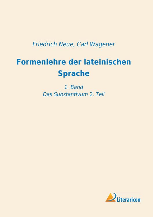 Produktbild: Formenlehre der lateinischen Sprache