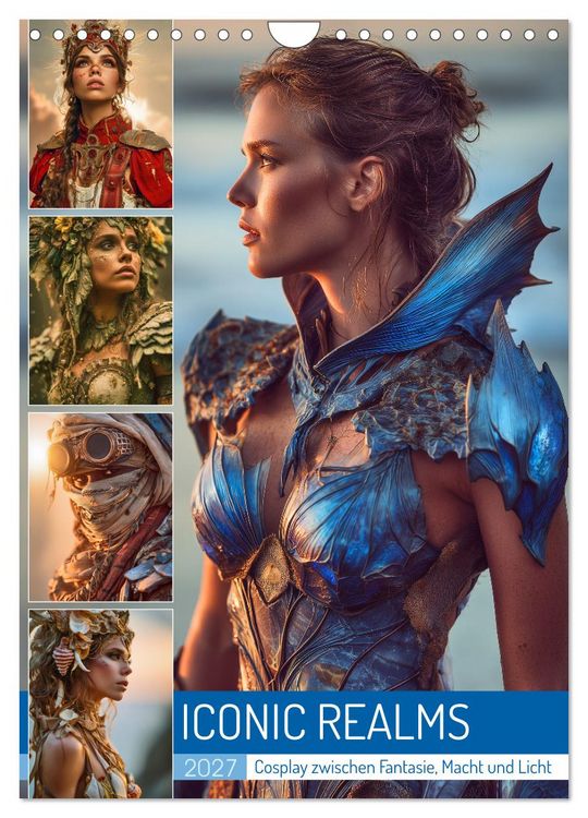 Produktbild: Iconic Realms (Wandkalender 2027 DIN A4 hoch), CALVENDO Monatskalender