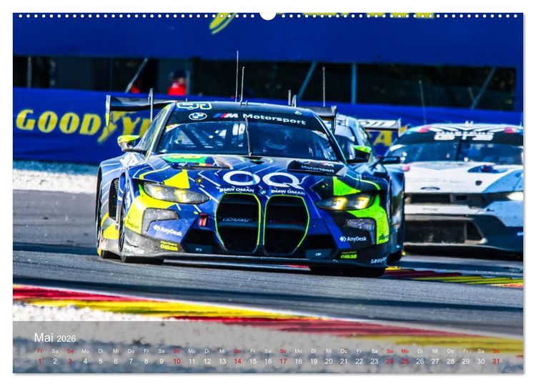 Produktbild: Motorsport aus M&uuml;nchen (hochwertiger Premium Wandkalender 2026 DIN A2 quer), Kunstdruck in Hochglanz