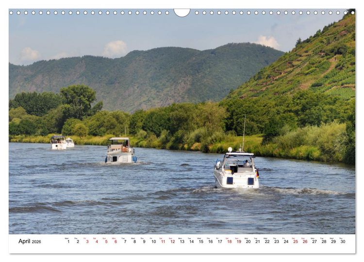 Produktbild: The Moselle valley - Along the Moselle river from Trier to Koblenz (Wall Calendar 2026 DIN A3 landscape), CALVENDO 12 Month Wall Calendar