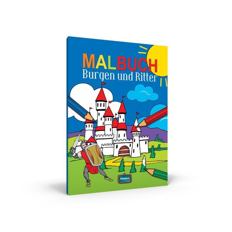 Produktbild: Malbuch Burgen und Ritter