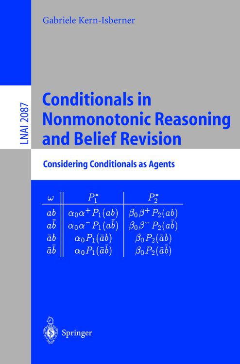 Produktbild: Conditionals in Nonmonotonic Reasoning and Belief Revision