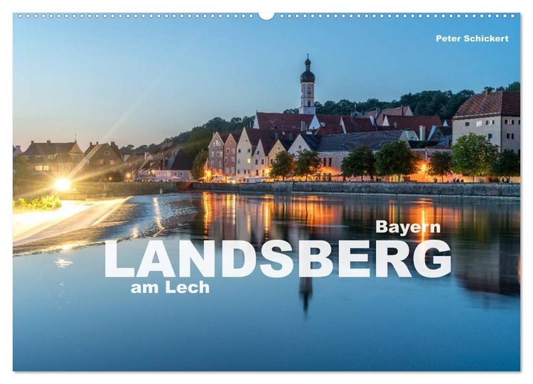 Produktbild: Landsberg am Lech (Wandkalender 2026 DIN A2 quer), CALVENDO Monatskalender