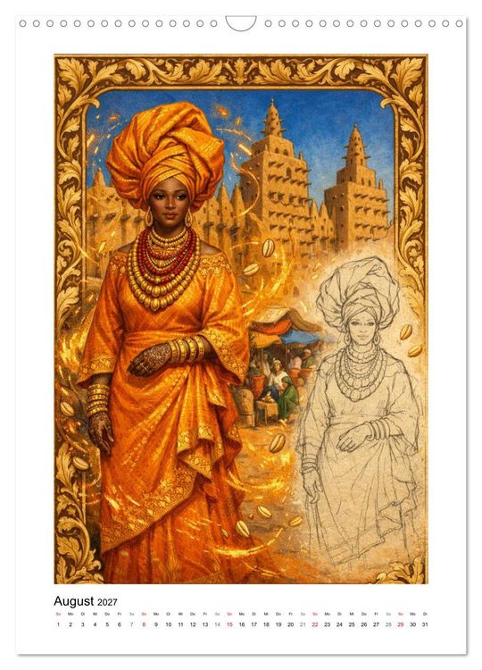 Produktbild: Renaissance Weltreise (Wandkalender 2027 DIN A3 hoch), CALVENDO Monatskalender