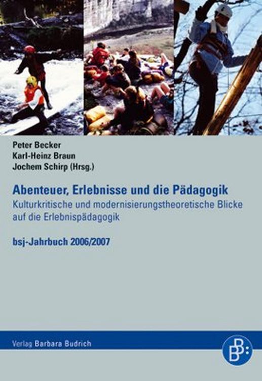 Produktbild: Abenteuer, Erlebnisse und die P&auml;dagogik