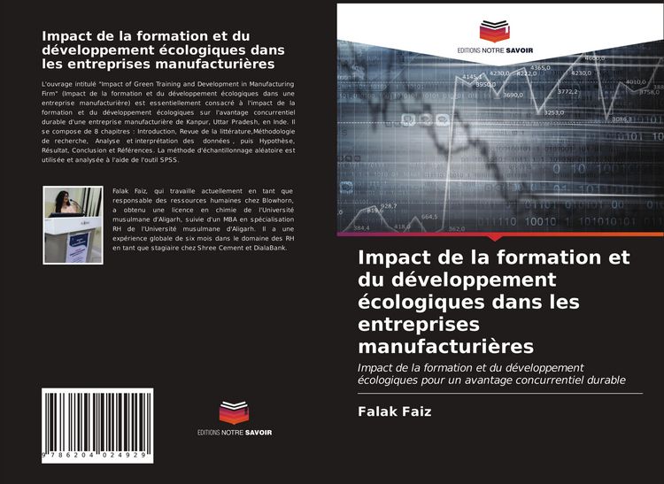 Produktbild: Impact de la formation et du d&eacute;veloppement &eacute;cologiques dans les entreprises manufacturi&egrave;res