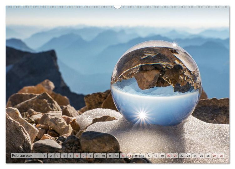 Produktbild: Faszination Glaskugel (hochwertiger Premium Wandkalender 2027 DIN A2 quer), Kunstdruck in Hochglanz
