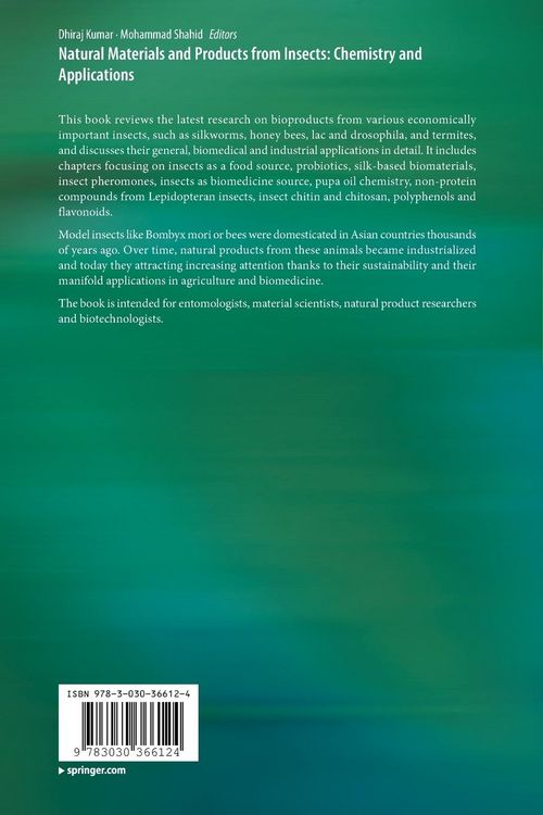 Produktbild: Natural Materials and Products from Insects: Chemistry and Applications