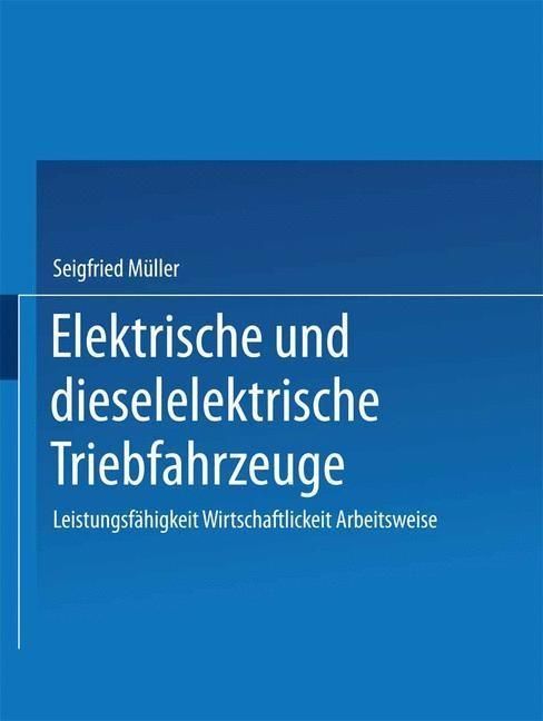 Produktbild: Elektrische und dieselelektrische Triebfahrzeuge