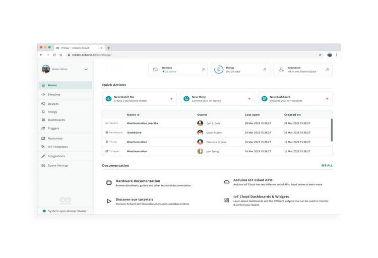 Produktbild: Arduino 1 year Arduino Cloud Maker Plan Cloud-Zertifikat Passend f&uuml;r (Entwicklungskits): Arduino