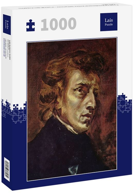 Produktbild: Lais Puzzle Eug&egrave;ne Ferdinand Victor Delacroix - Portr&auml;t des Fr&eacute;d&eacute;ric Chopin 1000 Teile