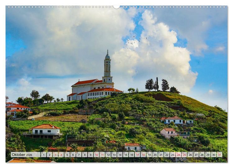 Produktbild: Madeira Die Stadt Funchal (Wandkalender 2026 DIN A2 quer), CALVENDO Monatskalender